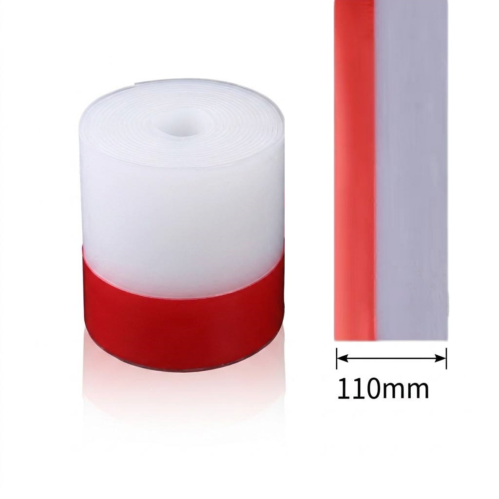 Door Weather Strip - Self Adhesive Silicone Door Draft Stopper,Wide