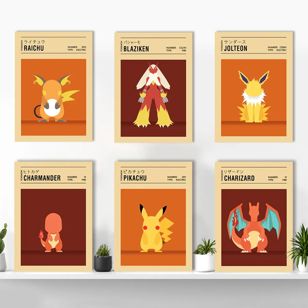 Retro Pokemon Minimalist Canva - đánh giá và giá Home Improvement Kids