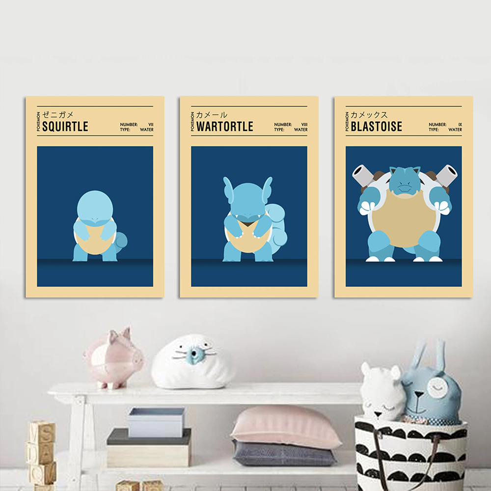 Retro Pokemon Minimalist Canva - đánh giá và giá Home Improvement Kids
