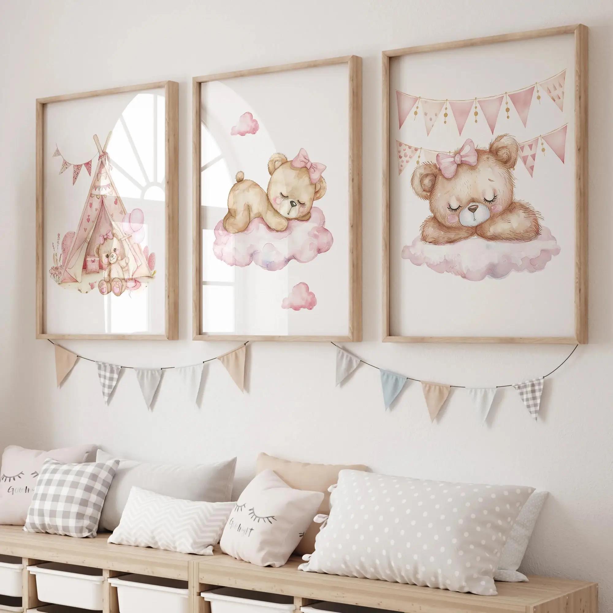 Pink Dream Bear Carousel Tent  - đánh giá và giá Home Improvement Kids