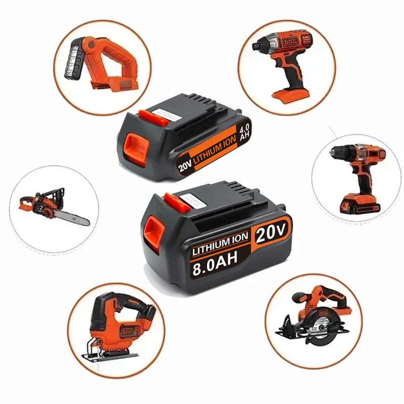 3.0Ah-8.0Ah for Black & Decker - đánh giá và giá Black+Decker Tool Cordless