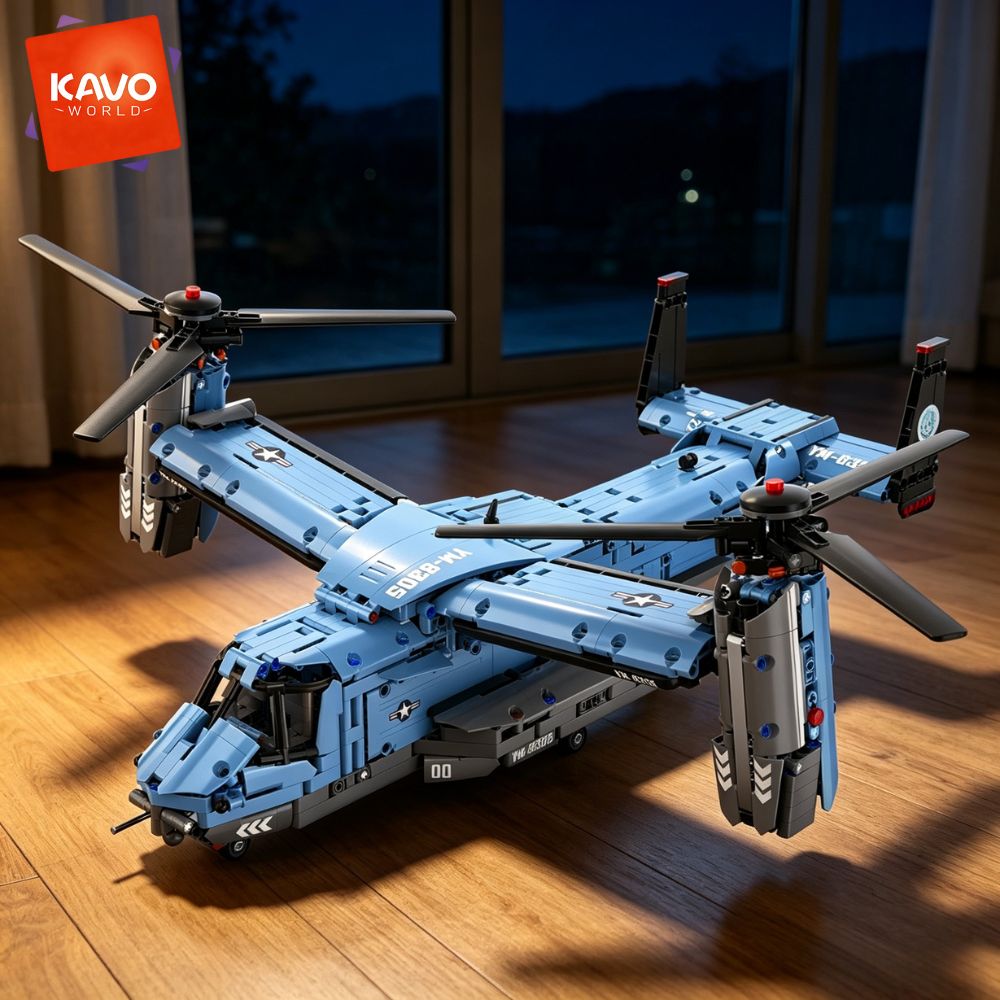 KAVOWORLD 1486PCS V-22 Osprey  - đánh giá và giá Home Improvement By