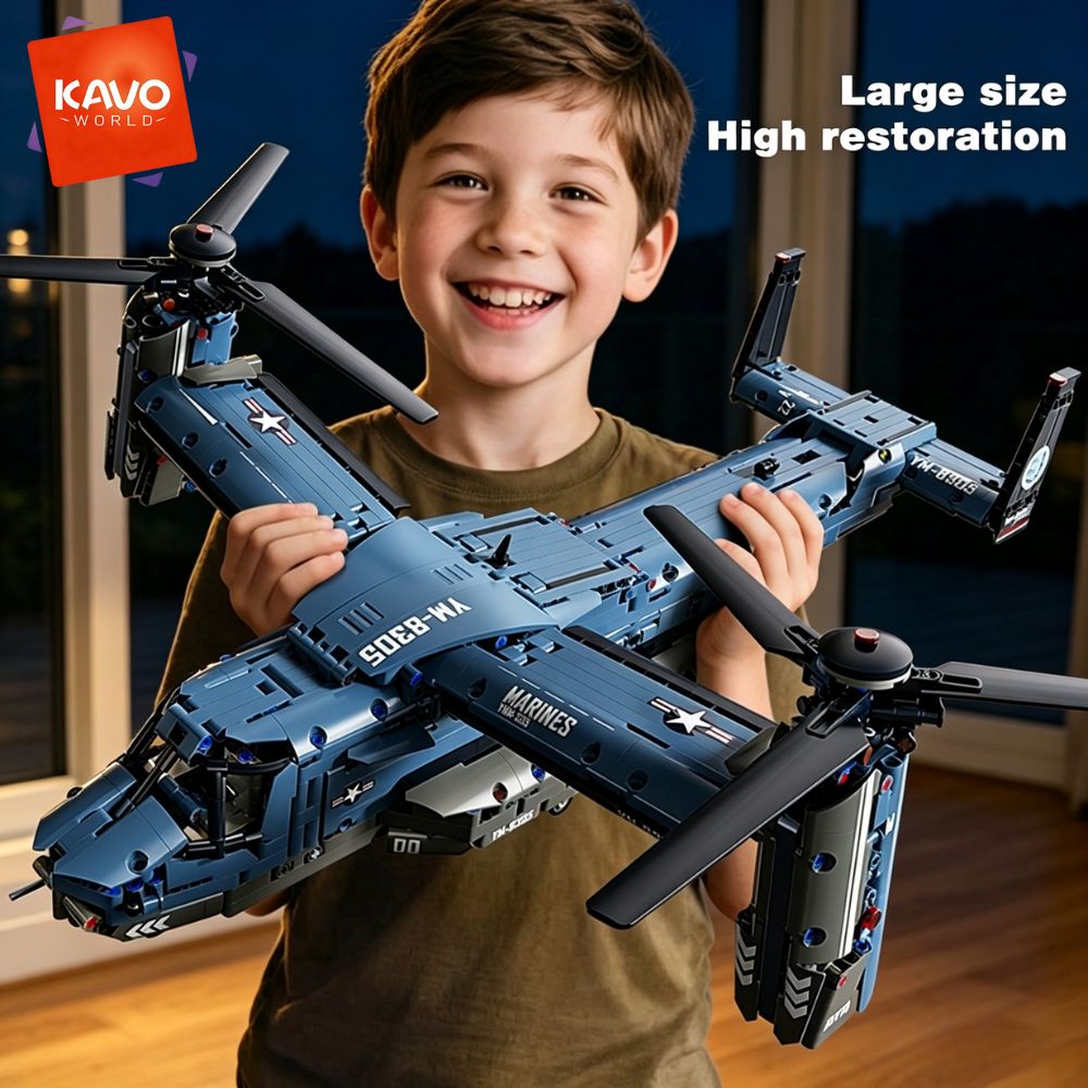 KAVOWORLD 1486PCS V-22 Osprey  - đánh giá và giá Home Improvement By